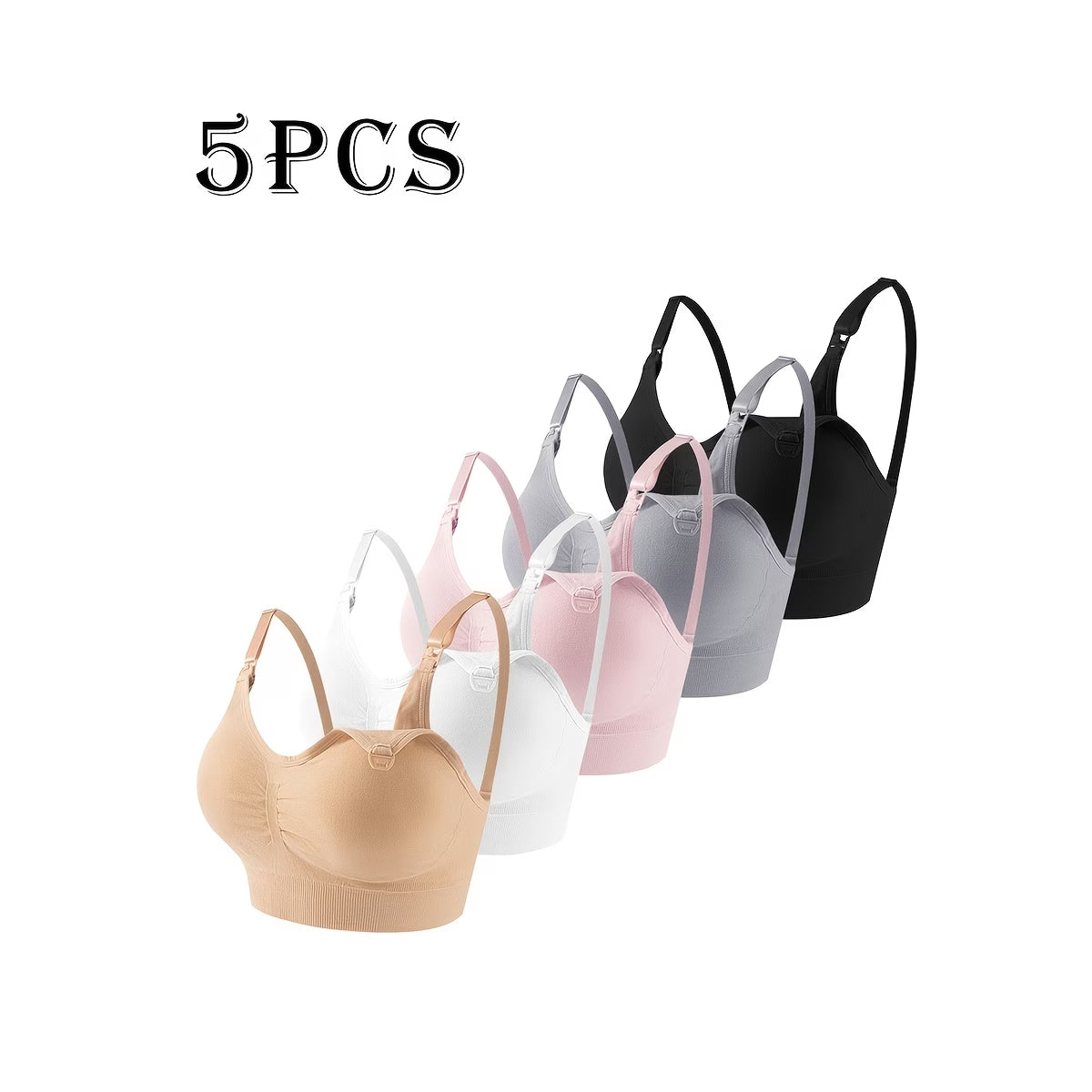Seamless Comfort Sports Bra – Supportive & Breathable Fit