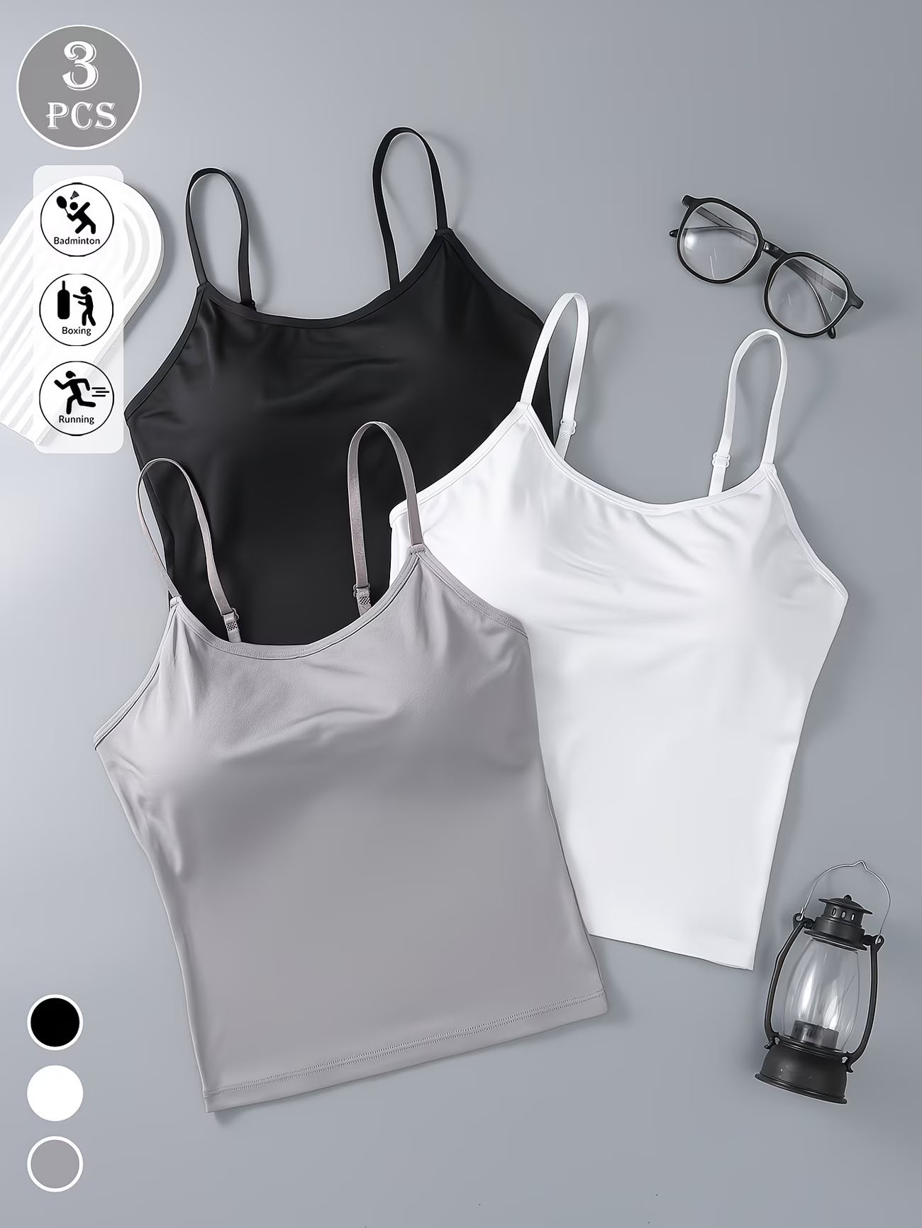 High-Elastic Camisole Top – Lightweight, Breathable & Perfect Fit