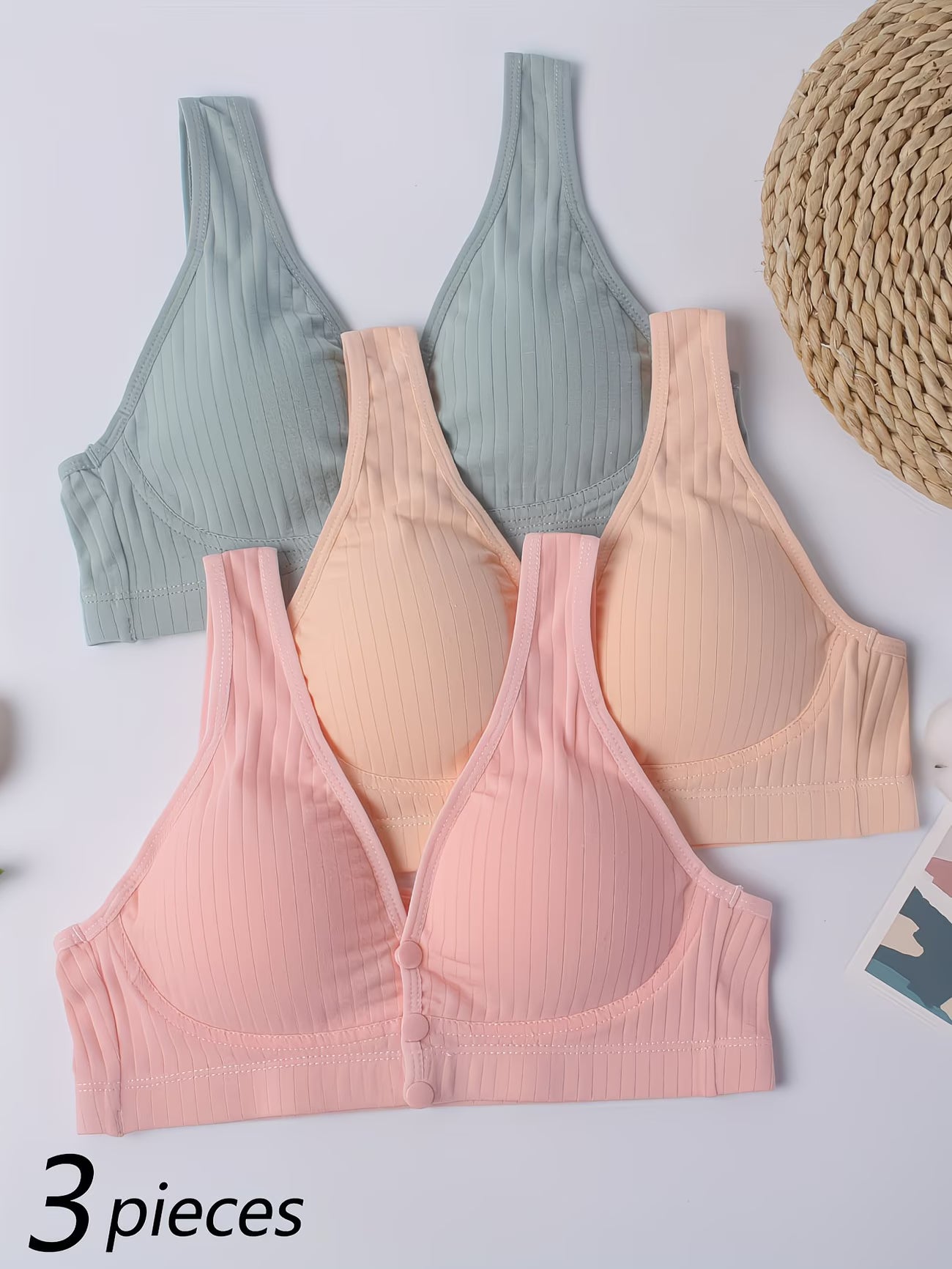 Seamless Maternity & Nursing Bra – Wireless Comfort with Easy Front Access