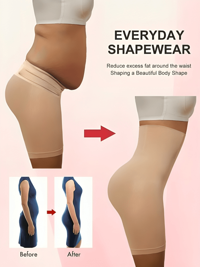 Everyday High - Waist Seamless Shapewear Shorts – Tummy Control & Body Shaping - Femora Store