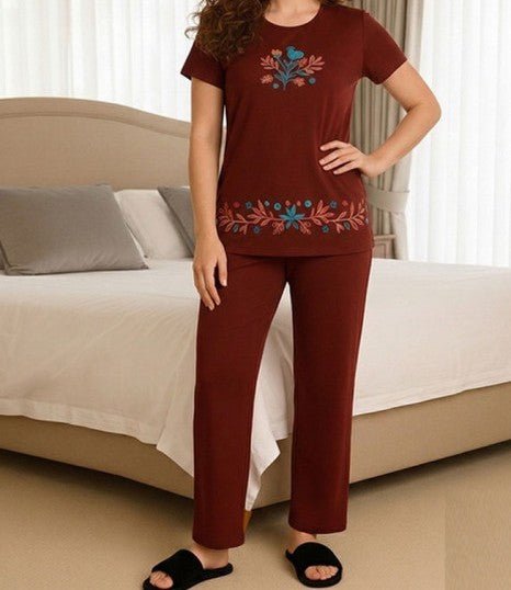 Fluid Knit Pyjamas Set – Soft, Relaxed & Everyday Comfort - Femora Store