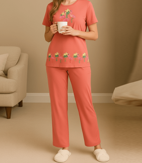 Fluid Knit Pyjamas Set – Soft, Relaxed & Everyday Comfort - Femora Store