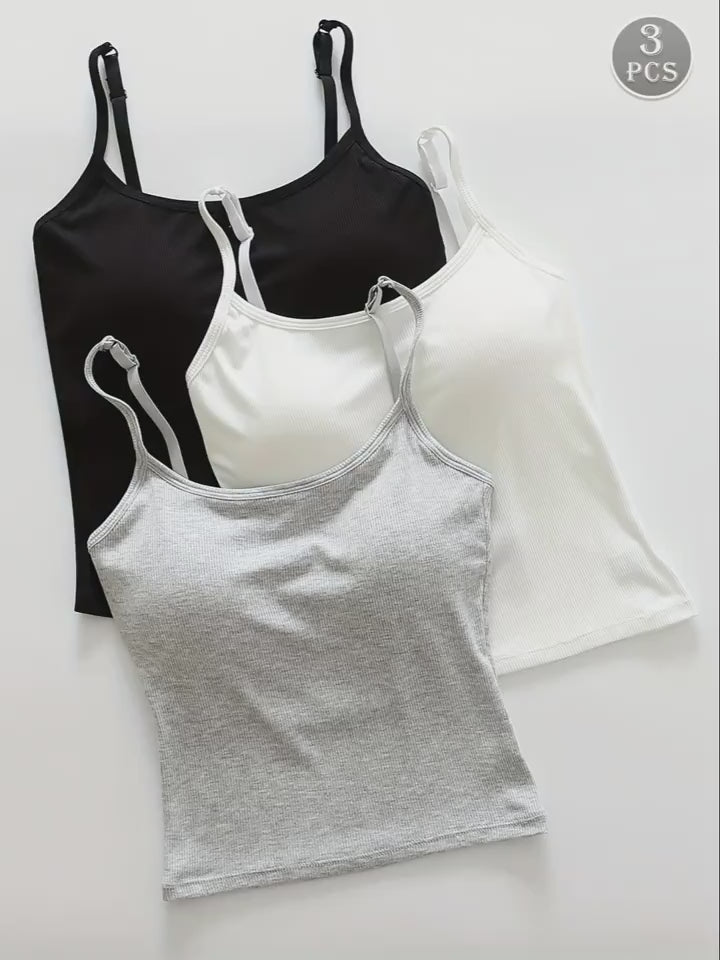 High-Elastic Camisole Top – Lightweight, Breathable & Perfect Fit